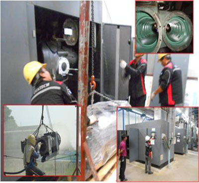 OVERHAUL SCREW OIL FLUD